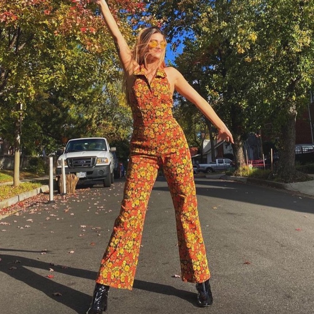 Miracle eye retro jumpsuit